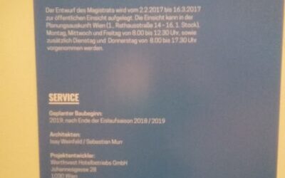 Ausstellung ‚Heumarkt Projekt‘, 2017 Hotel Intercontinental